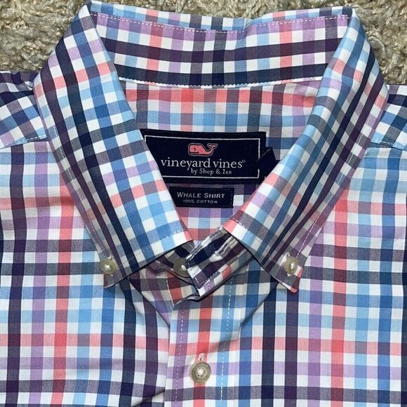 Men Vineyard Vines Whale Shirt Long Sleeve Button Up Men’s Large - Picture 3 of 14